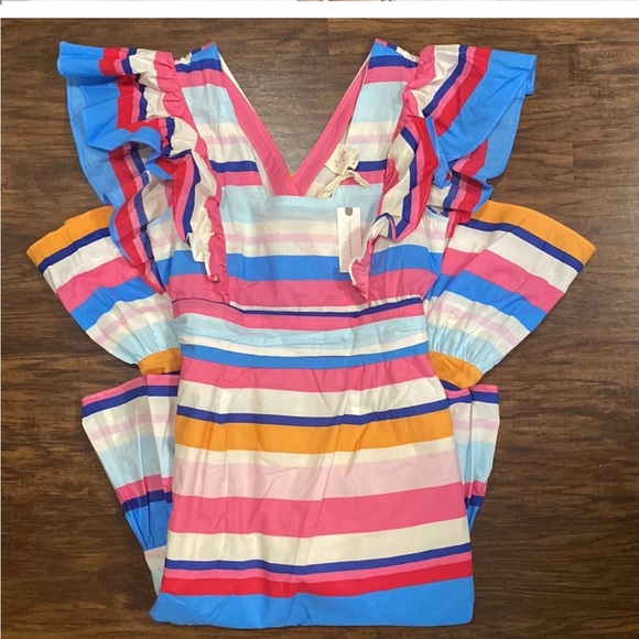 Anthropologie PLENTY BY TRACY REESE Ruffled Maxi Dress - Picture 5 of 5